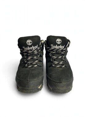 imberland Black Leather Hiking Boots, Women's US 6 (EU 37)